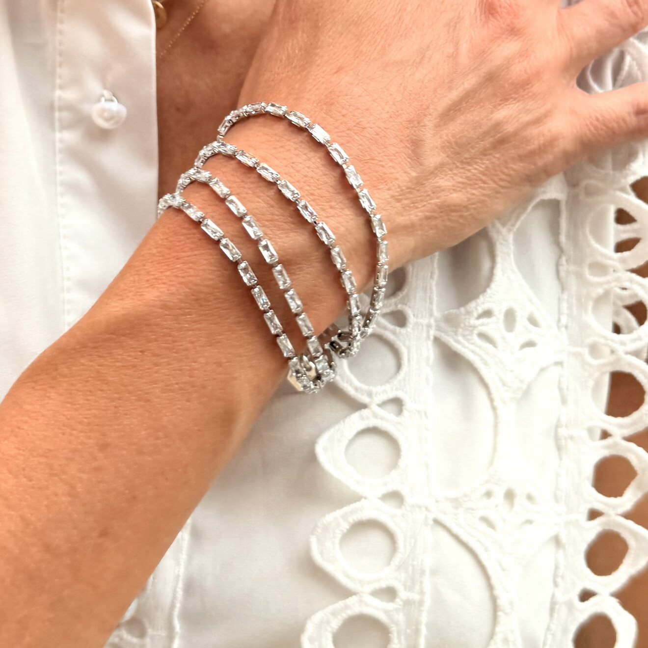 Tiny armband smal zilver