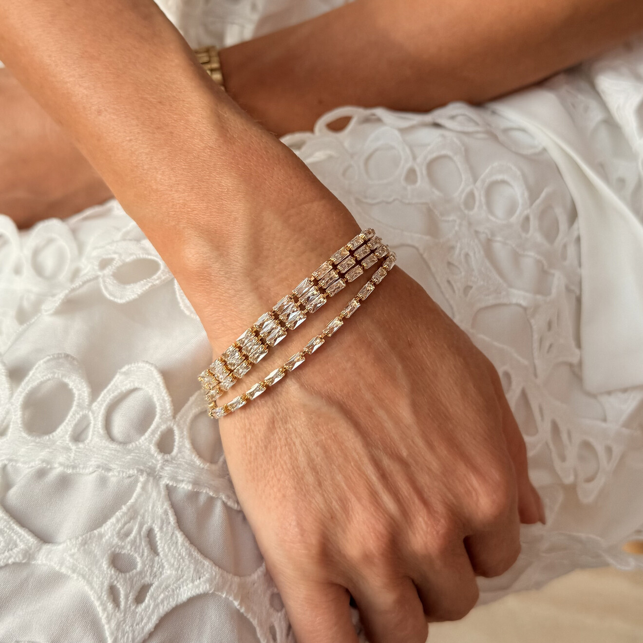 Tiny armband smal goud