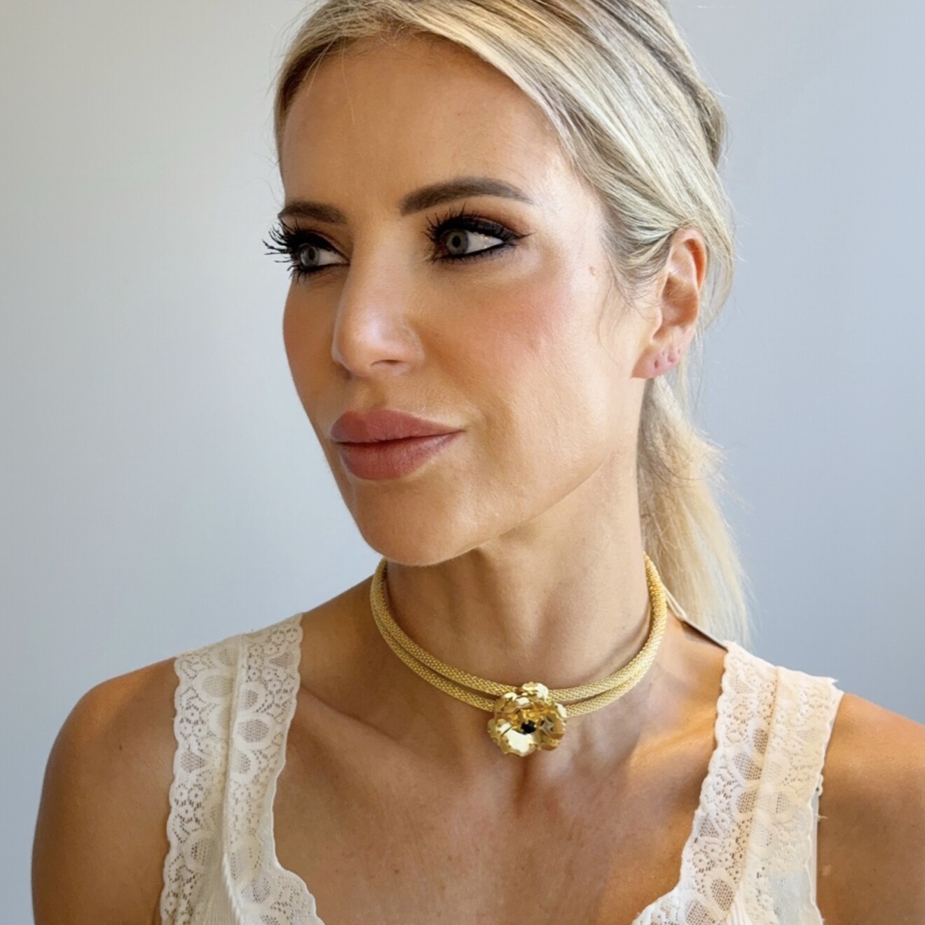 Yentl bloem shoker goud