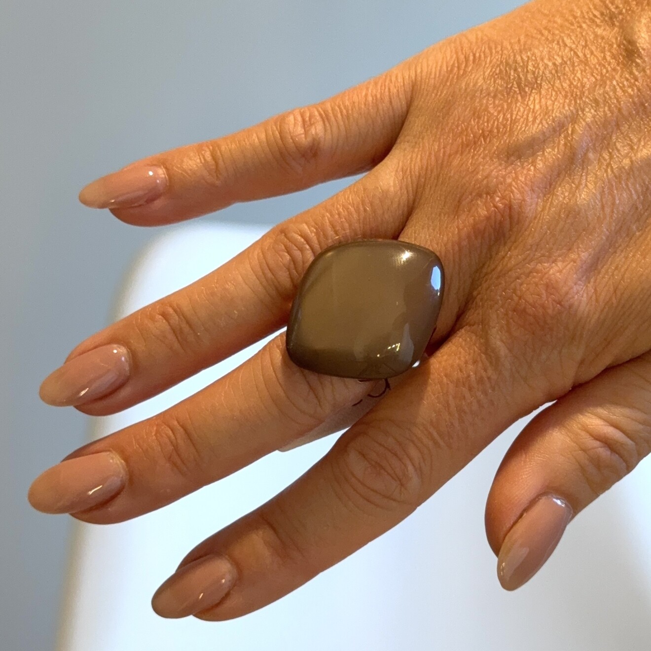 Blake aanpasbare harsring bruin goud