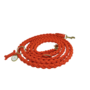 Gevlochten hands free leiband fire orange L