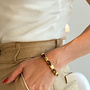 Laure armband goud bruin