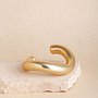 Lizia cuff statement armband goud