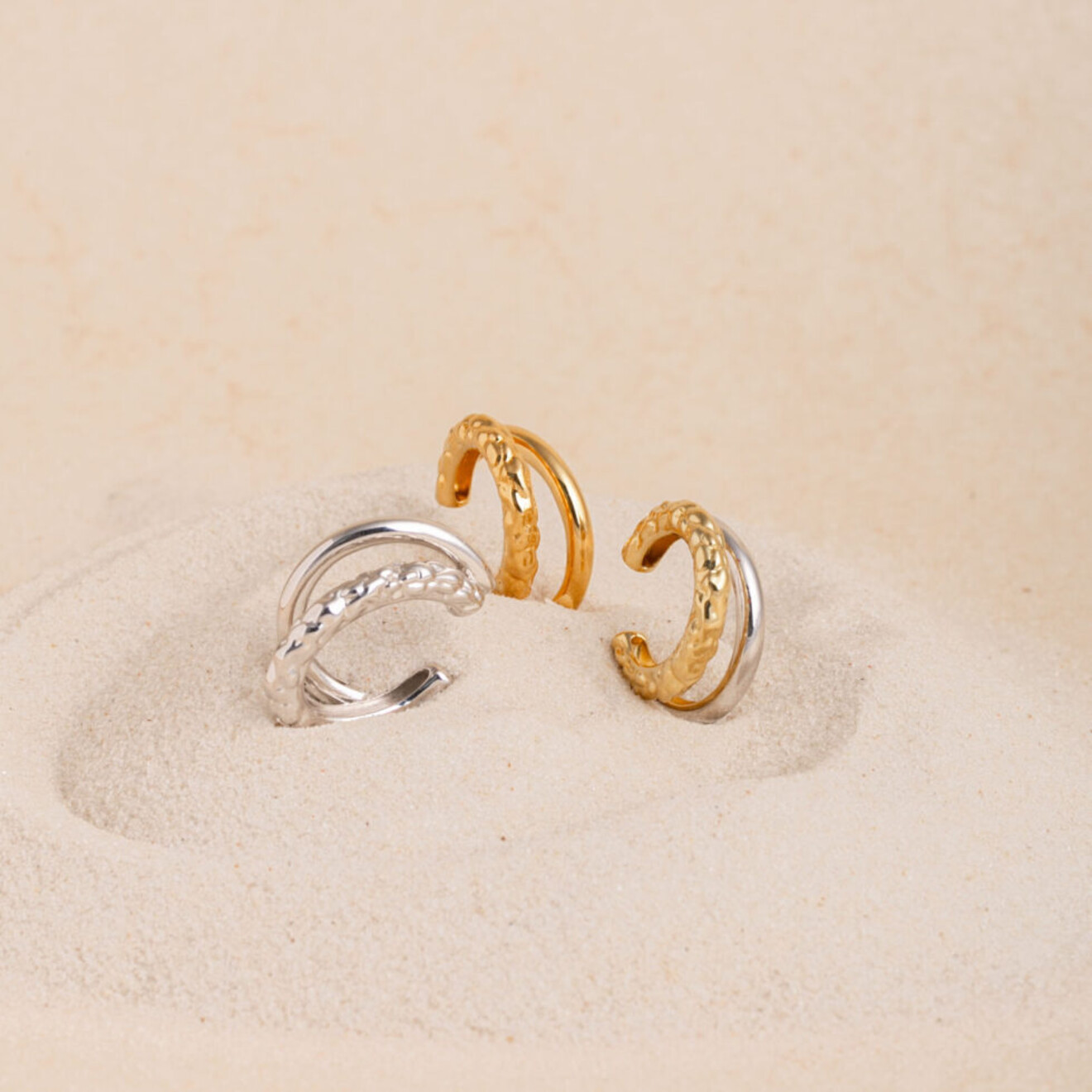 Petra ear cuff goud single