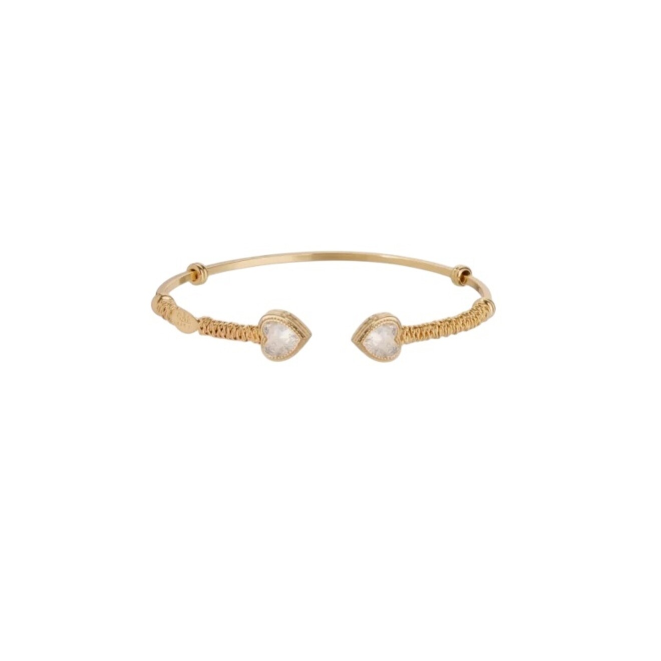 Duality amore bangle armband goud wit