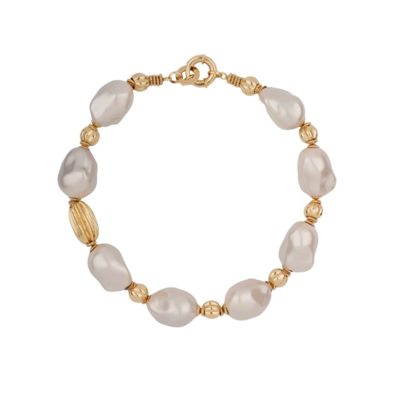 Miwa ketting parel goud