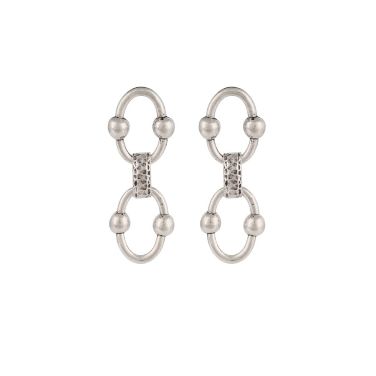 Rivage oorbellen zilver