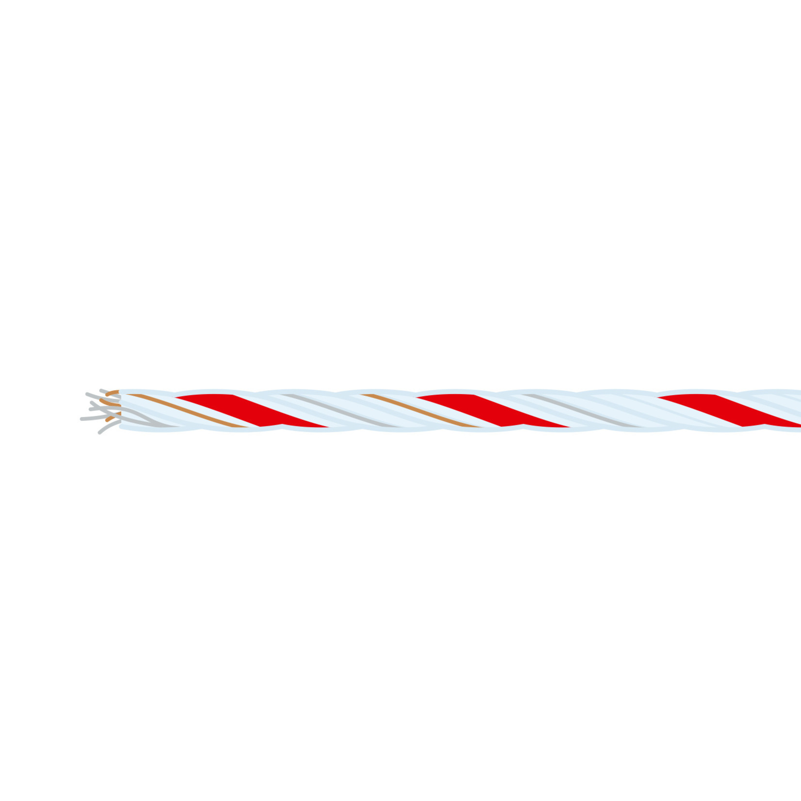 Pulsara Fil de clôture Pulsara Pro Plus – blanc, 1 000 m