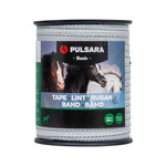 Pulsara Ruban de clôture Pulsara Basic – 12,5 mm, blanc, 200 m