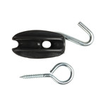 Pulsara Isolateur ovale à crochet Pulsara – filetage bois