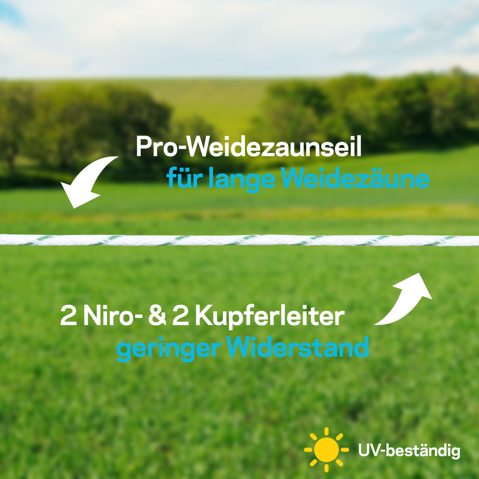 Pulsara Cordon Pro 4mm 200m blanc