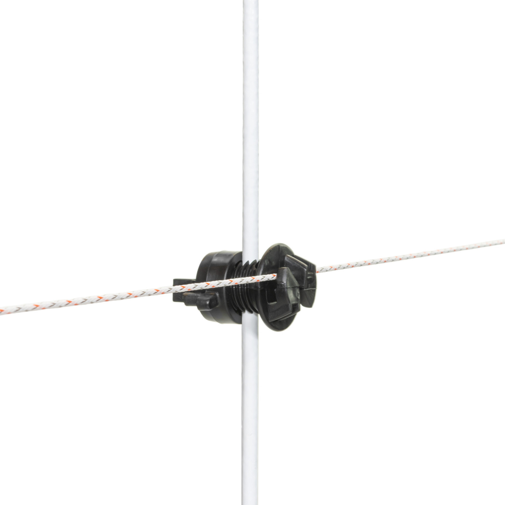 Gallagher Isolateur à écrou, noir ø4-10mm (20 pcs)