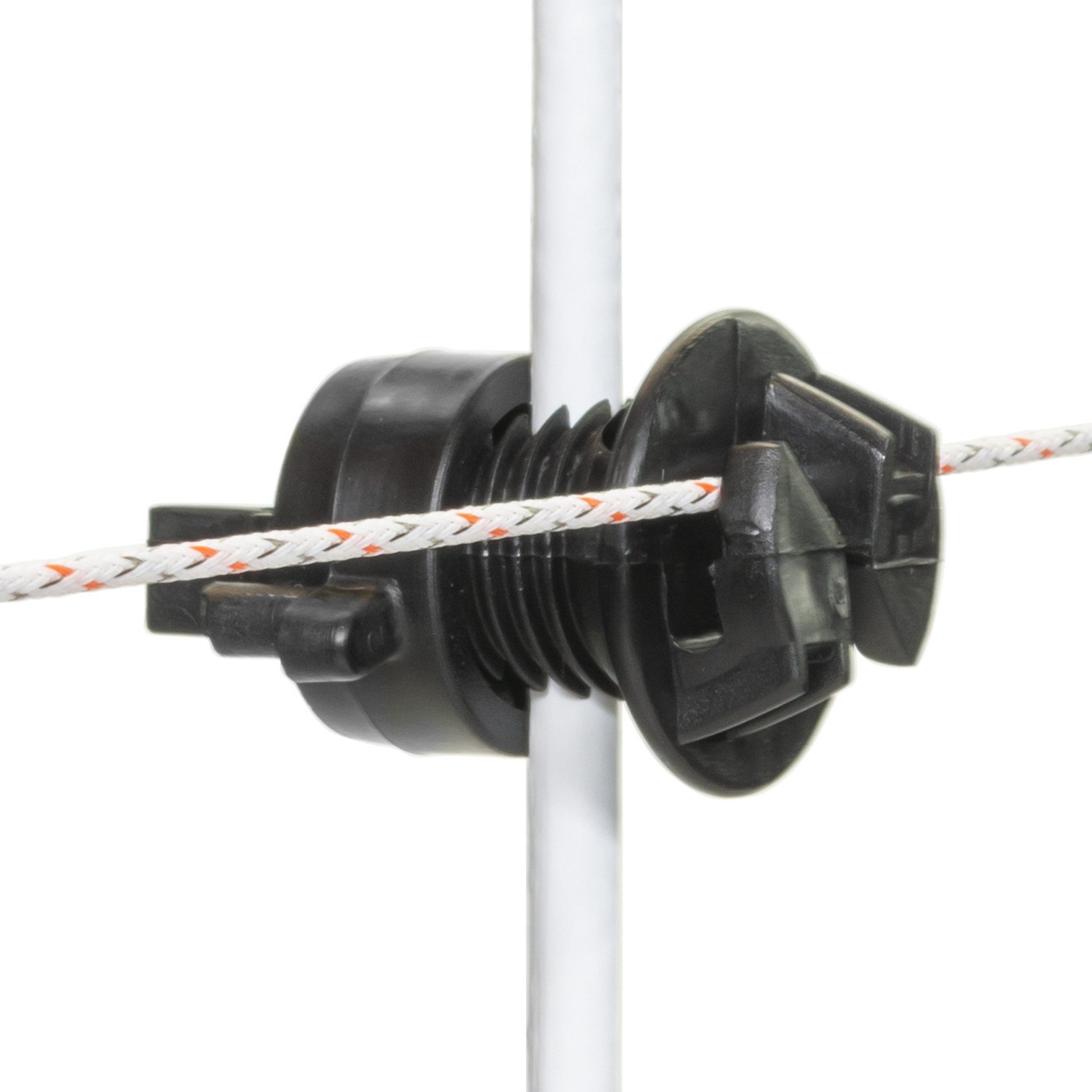 Gallagher Isolateur à écrou, noir ø4-10mm (20 pcs)