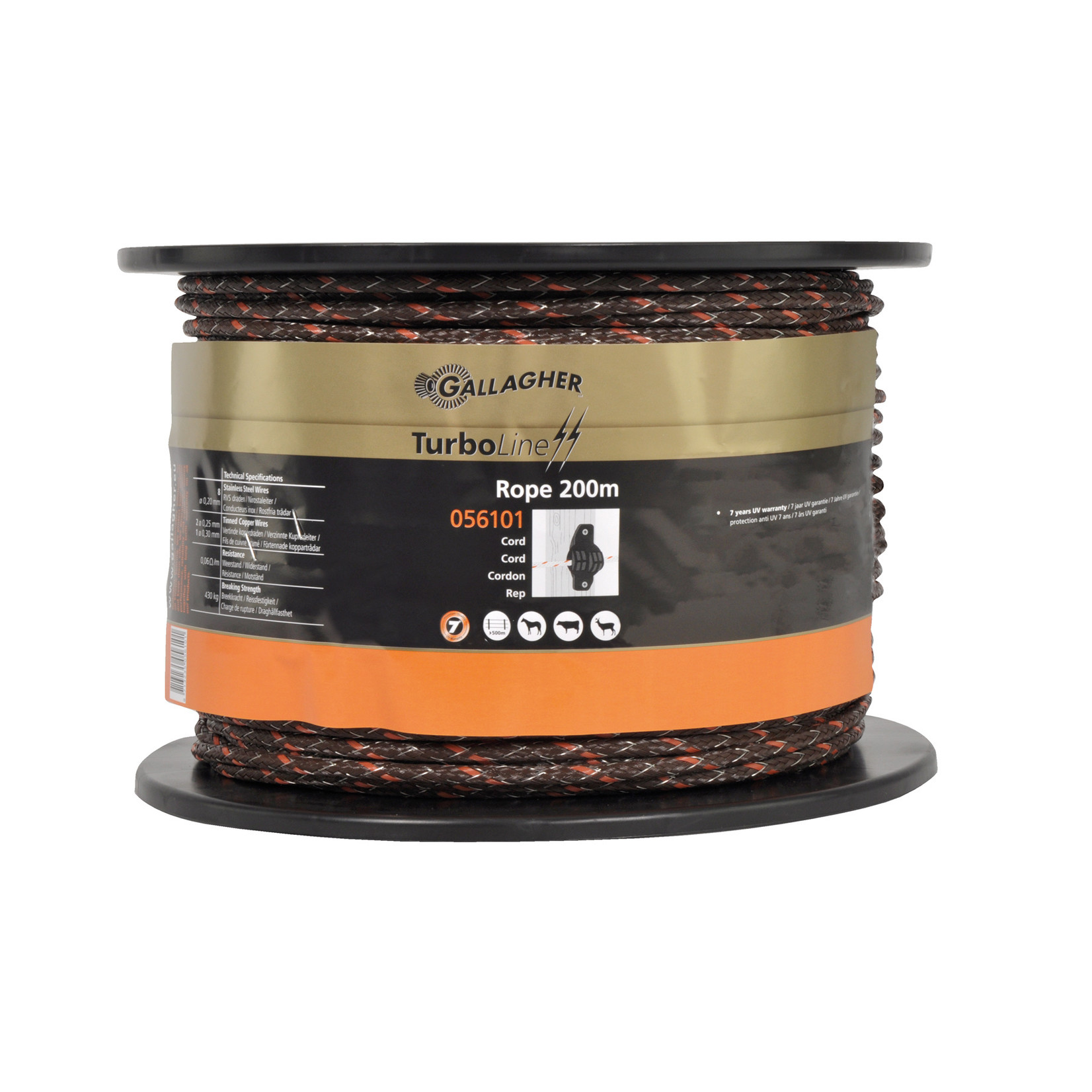 Gallagher Cordon TurboLine (terra, 200 mètre)