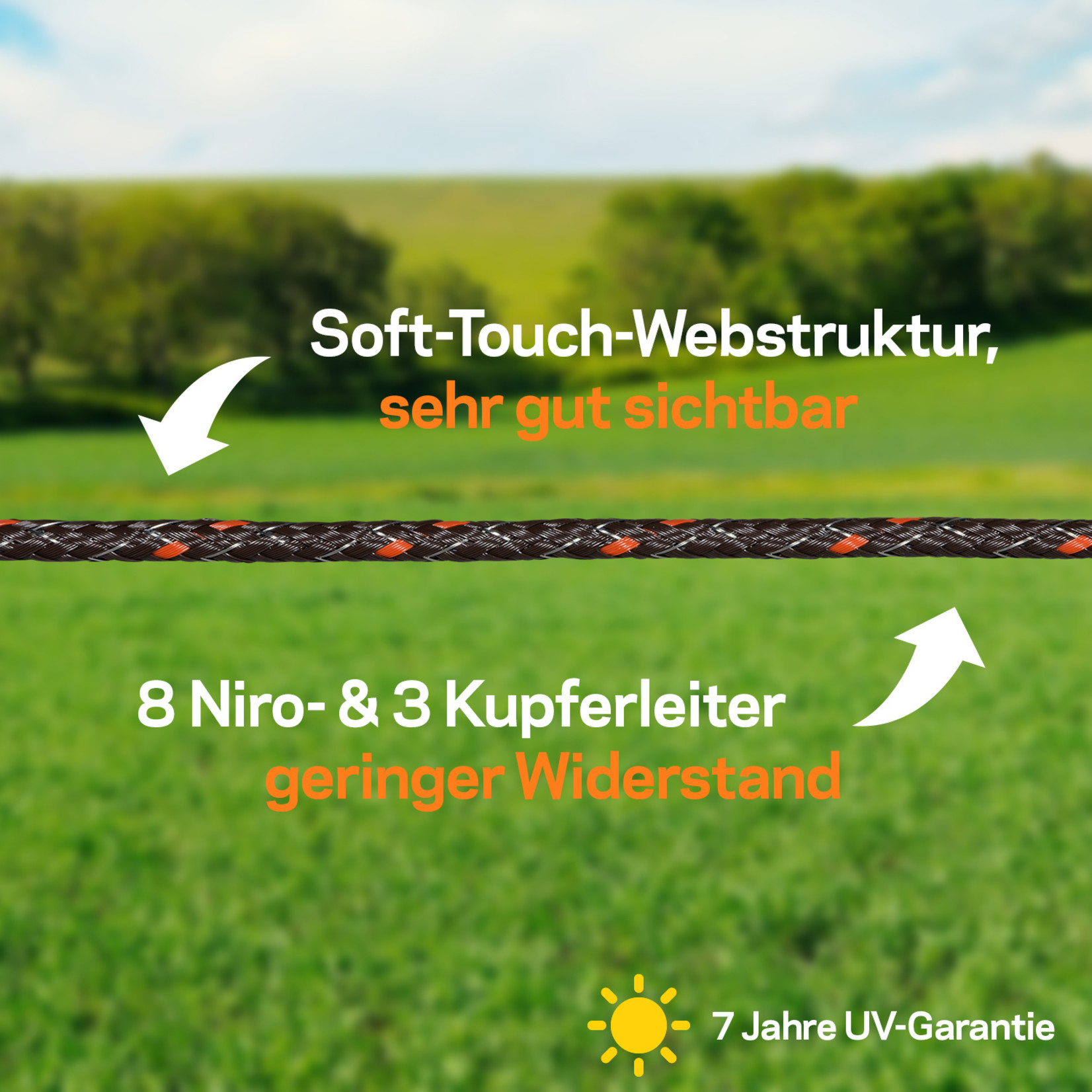 Gallagher Cordon TurboLine (terra, 200 mètre)