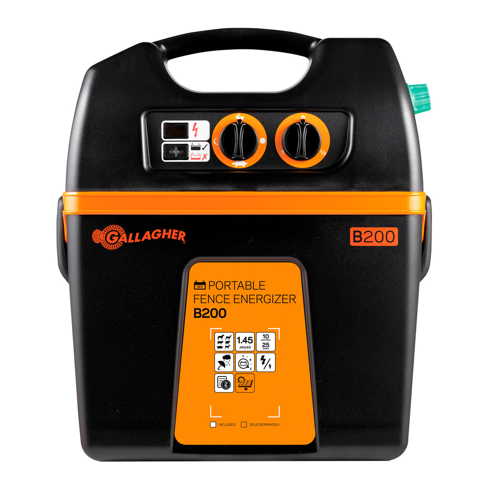 Gallagher Électrificateur sur batterie Gallagher B200 – 12 V