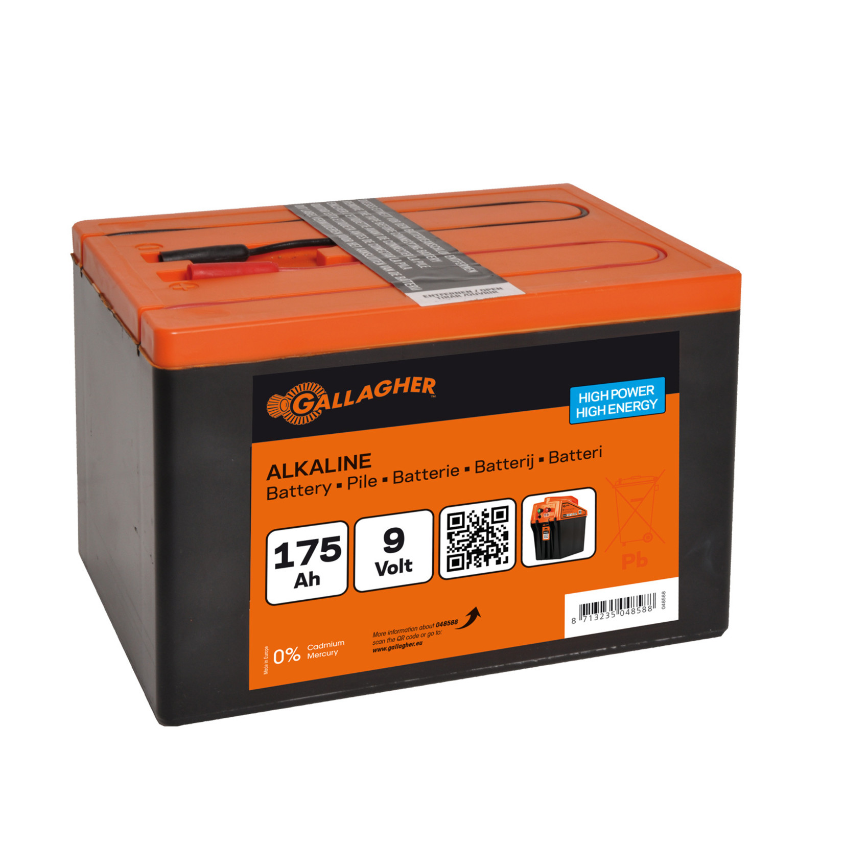 Gallagher Pile Powerpack (9V, 175Ah)