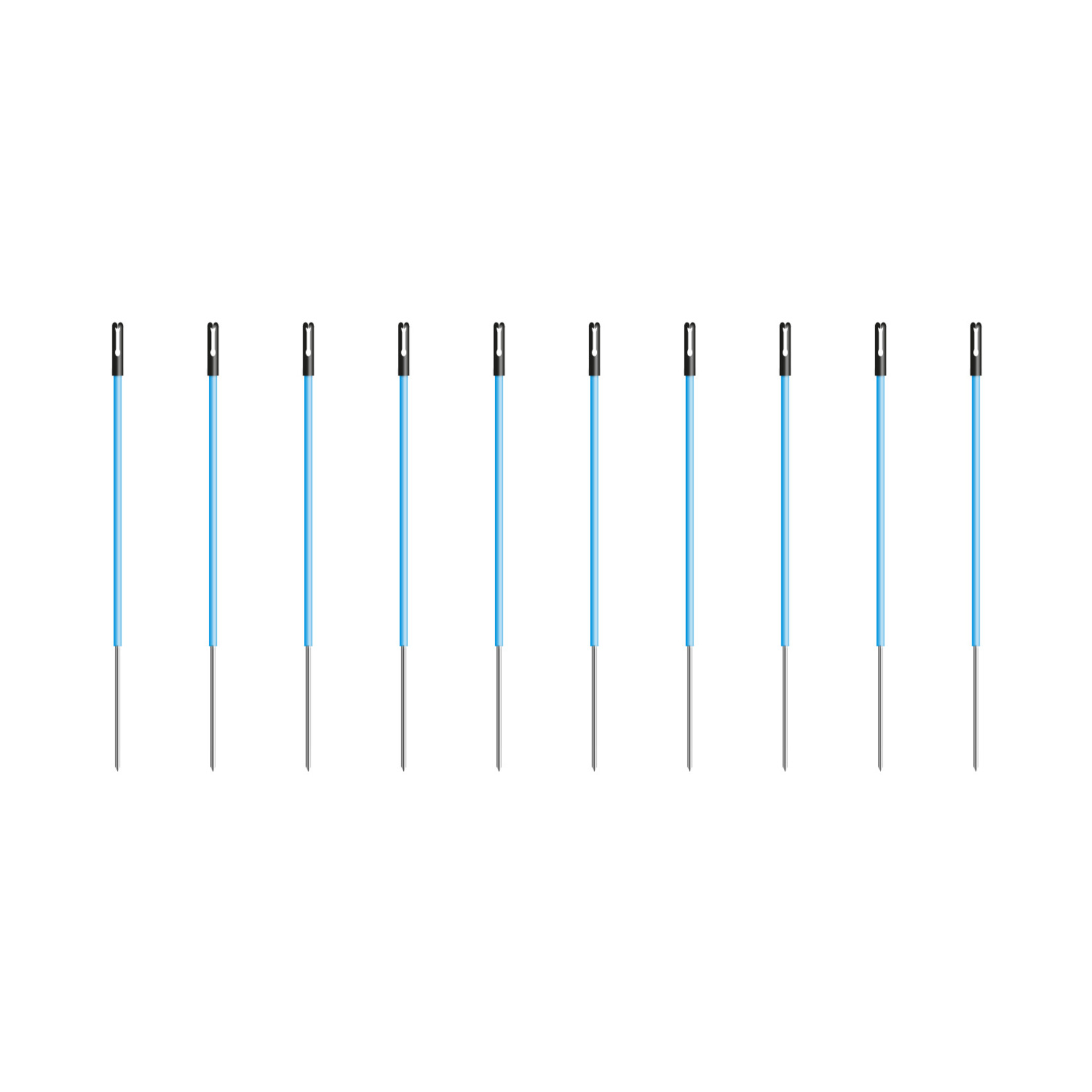 Gallagher Piquet PVC Gallagher – bleu, 0,50 m + pointe 0,20 m (lot de 10)