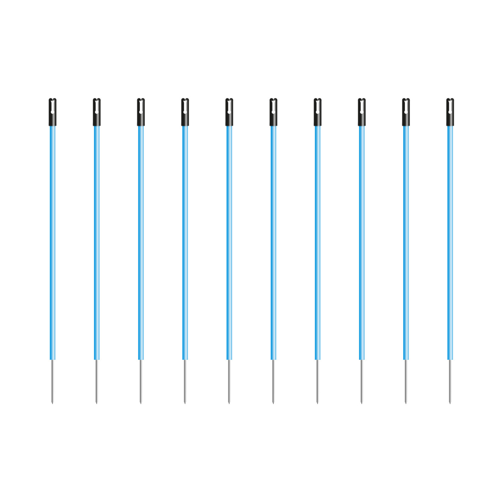 Gallagher Piquet PVC Gallagher – bleu, 0,85 m + pointe 0,20 m (lot de 10)