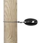 Gallagher Isolateur de coin, noir (100 pcs)