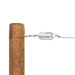 Gallagher Isolateur porcelaine, blanc (6 pcs)