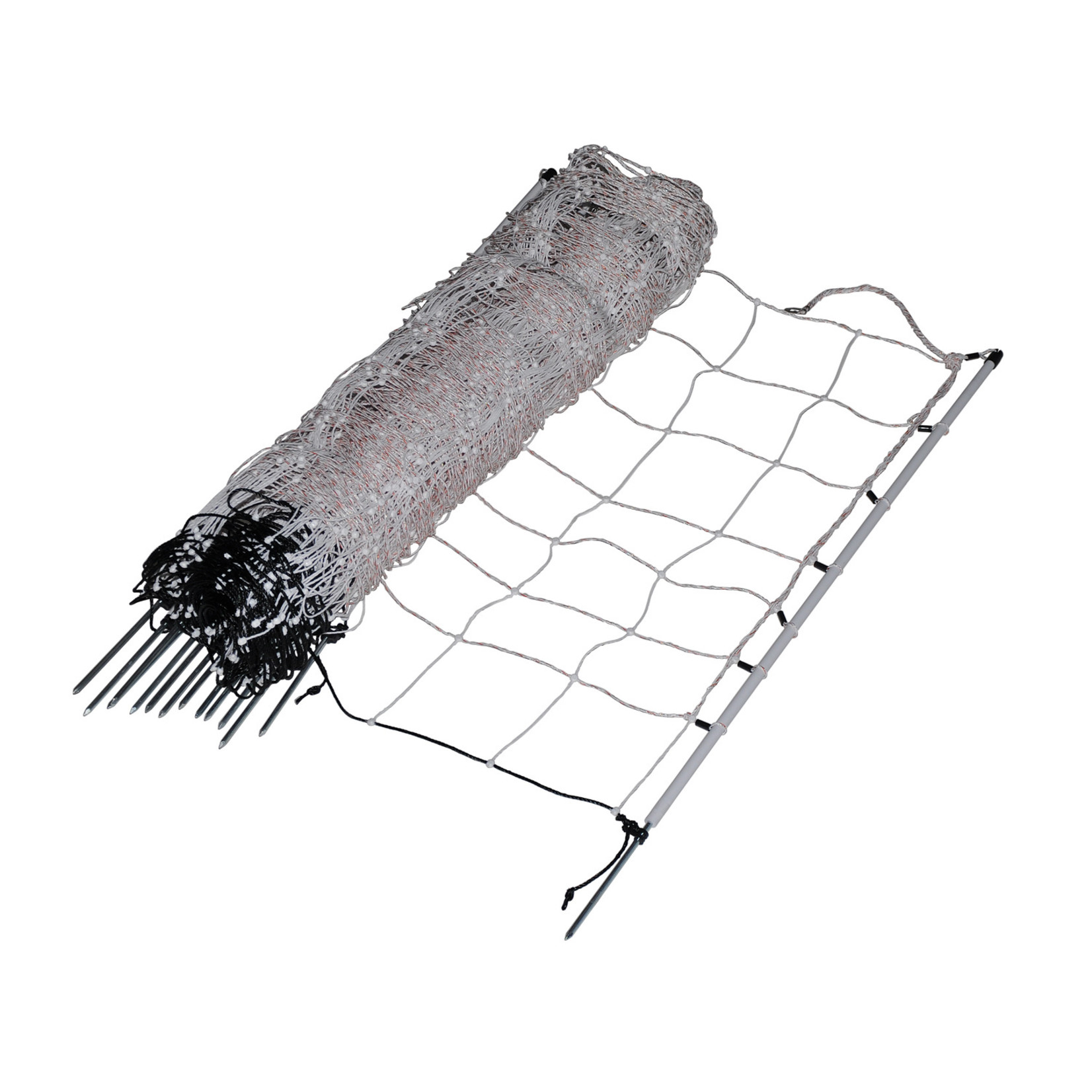 Gallagher Filet Turbo, blanc, pointe simple, hauteur 90 cm, longueur 50 m