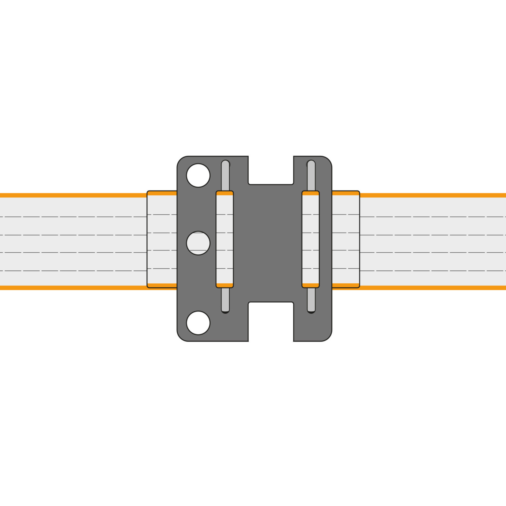 Gallagher Connecteur ruban (20mm/40mm) (5 pcs)