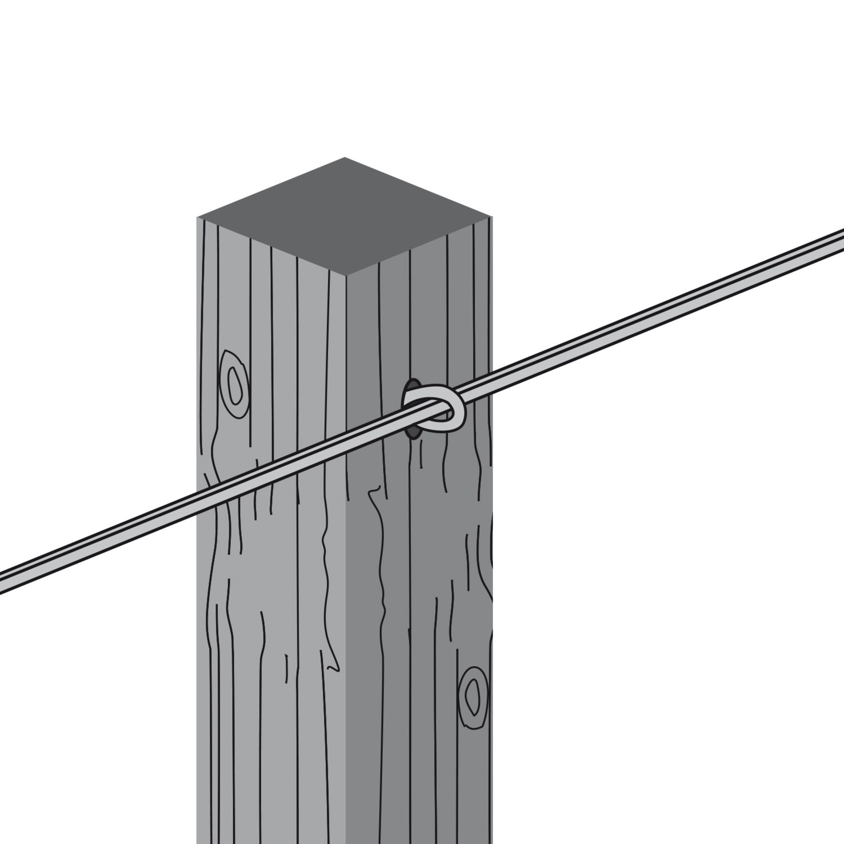 Gallagher Épingle courte Gallagher pour piquets Insultimber et Eco (lot de 25)