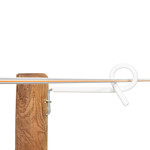 Gallagher Isolateur à distance queue de cochon Gallagher – blanc, 17,5 cm (lot de 10)