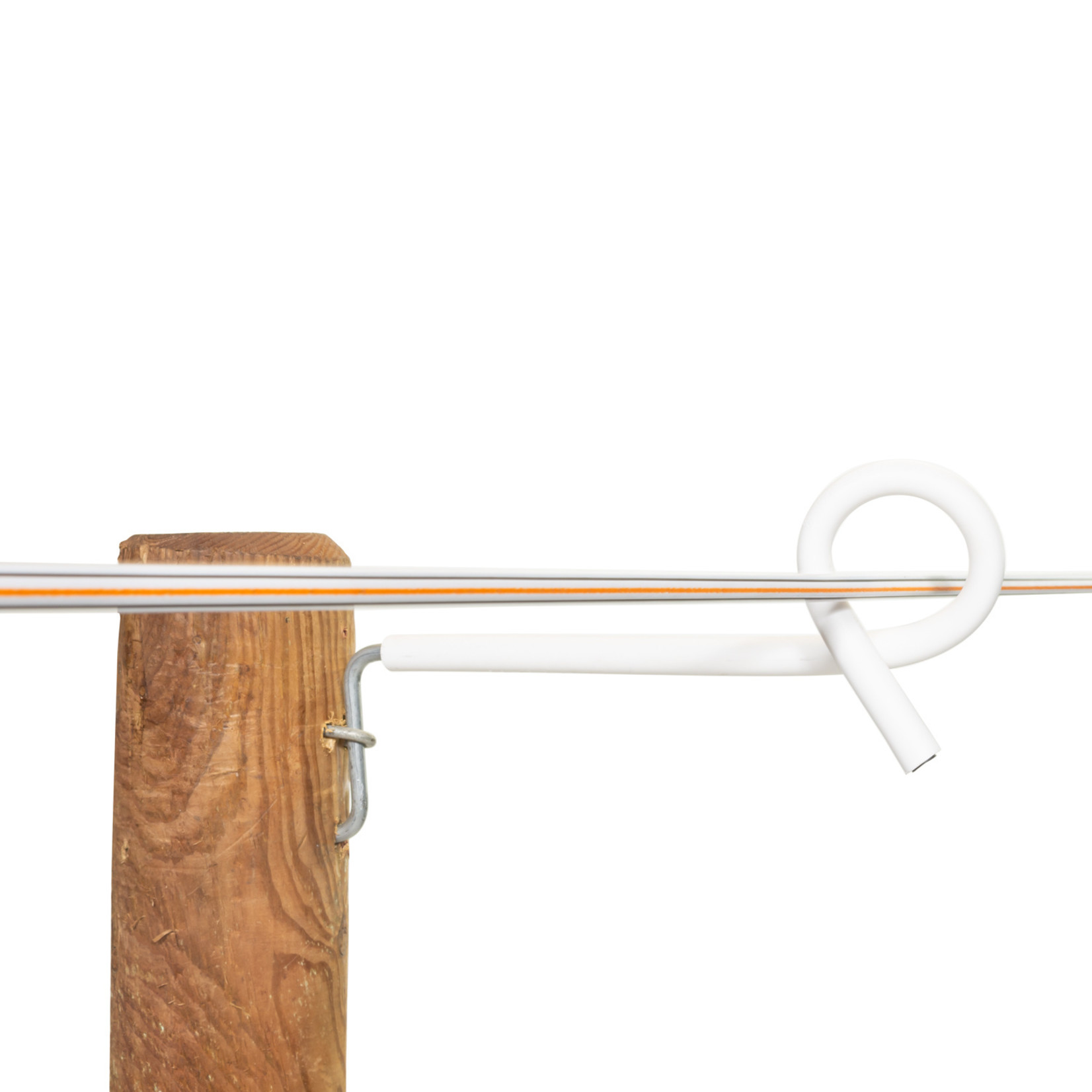 Gallagher Isolateur à distance queue de cochon Gallagher – blanc, 17,5 cm (lot de 10)