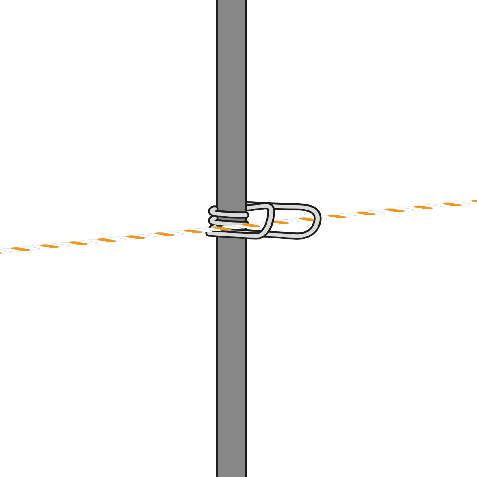Gallagher Ressort inox réglable Gallagher – ø 10 mm (lot de 25)