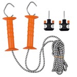 Gallagher Kit de porte à cordon élastique Gallagher – 6,5 m