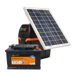Gallagher Électrificateur solaire Gallagher S230 – B200, panneau 30 W, batterie 75 Ah