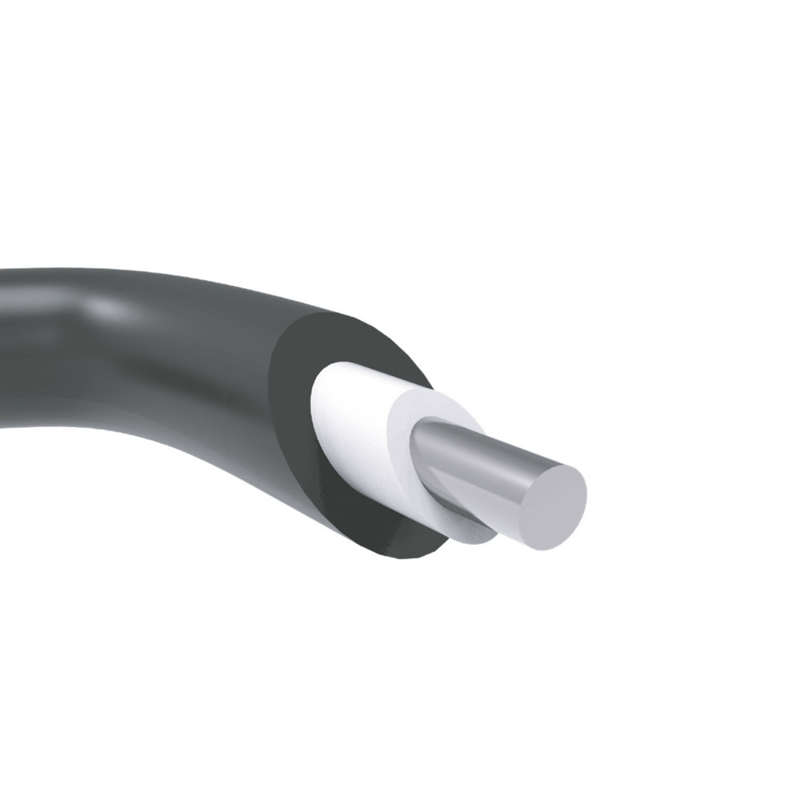 Gallagher Câble de terre 2,5mm souple, rouleau de 25m, 35 Ohm/1km