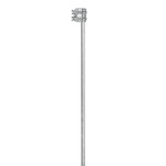 Gallagher Prise de terre Gallagher – 3 x 1 m avec colliers de serrage
