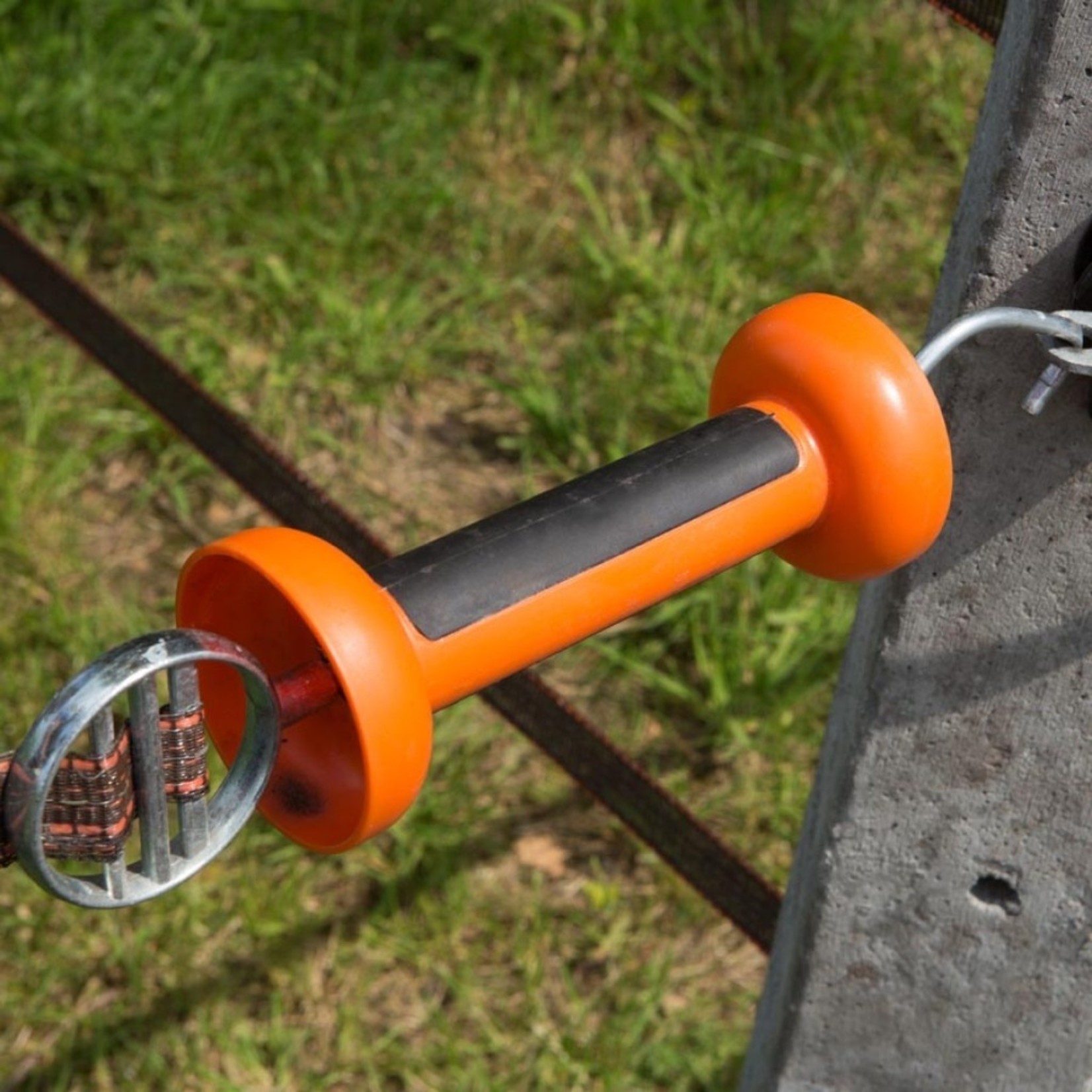 Gallagher Poignée de porte bi-matière Gallagher – orange, pour ruban (lot de 4)