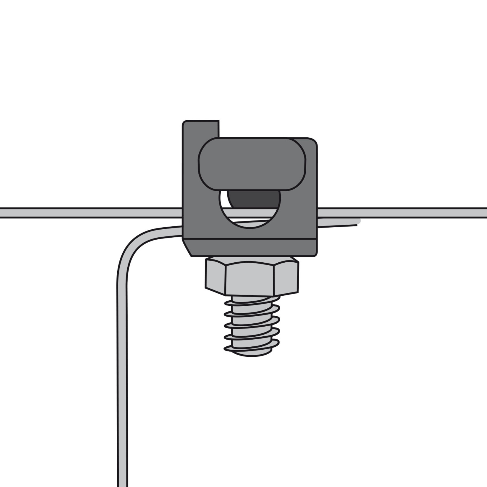Gallagher Boulons coudés avec écrou hexagonal (100 pcs)