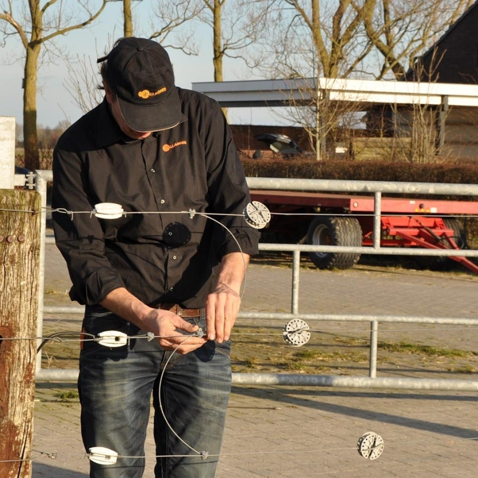 Gallagher Boulons coudés avec écrou hexagonal (100 pcs)