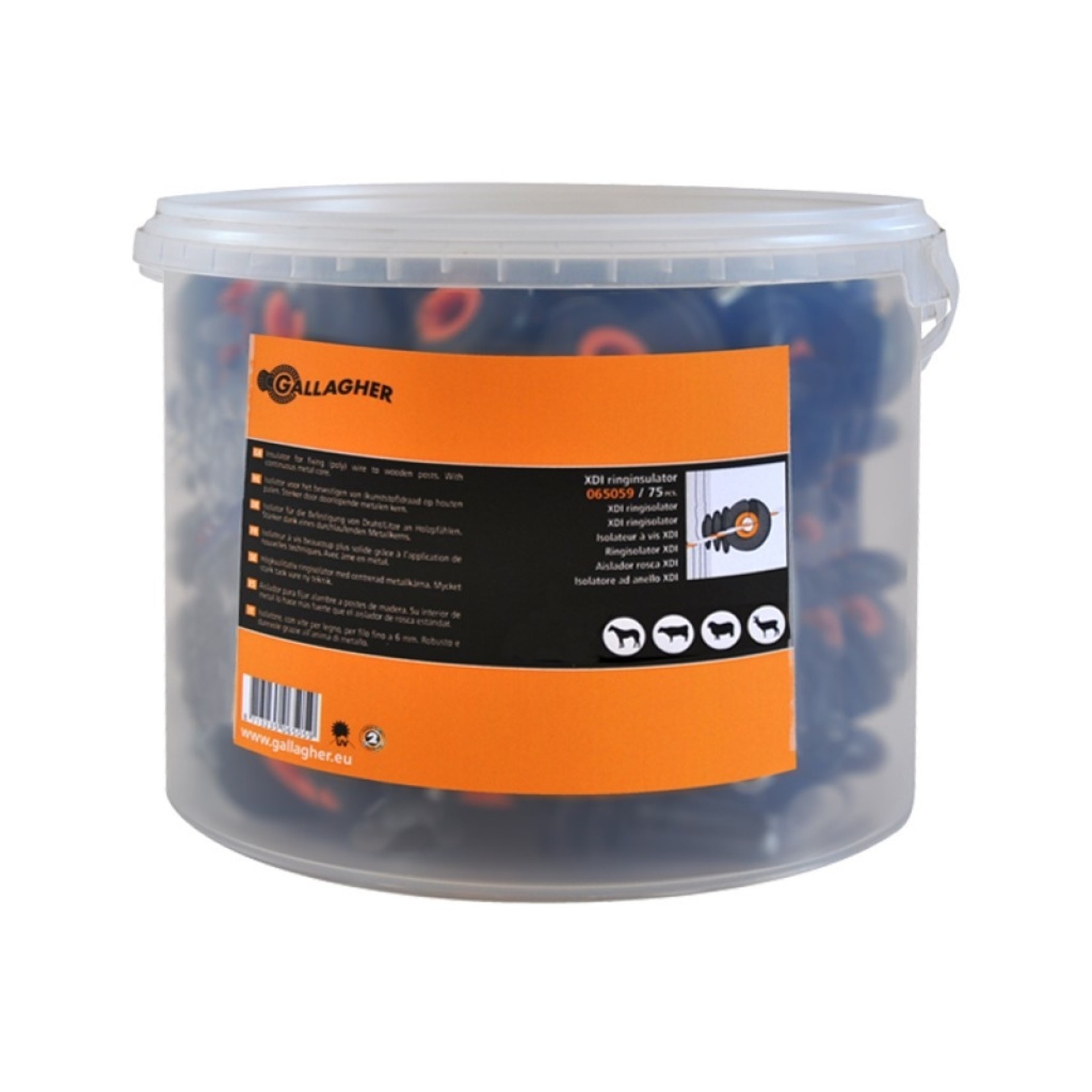 Gallagher Isolateur à vis Gallagher XDI (lot de 75)