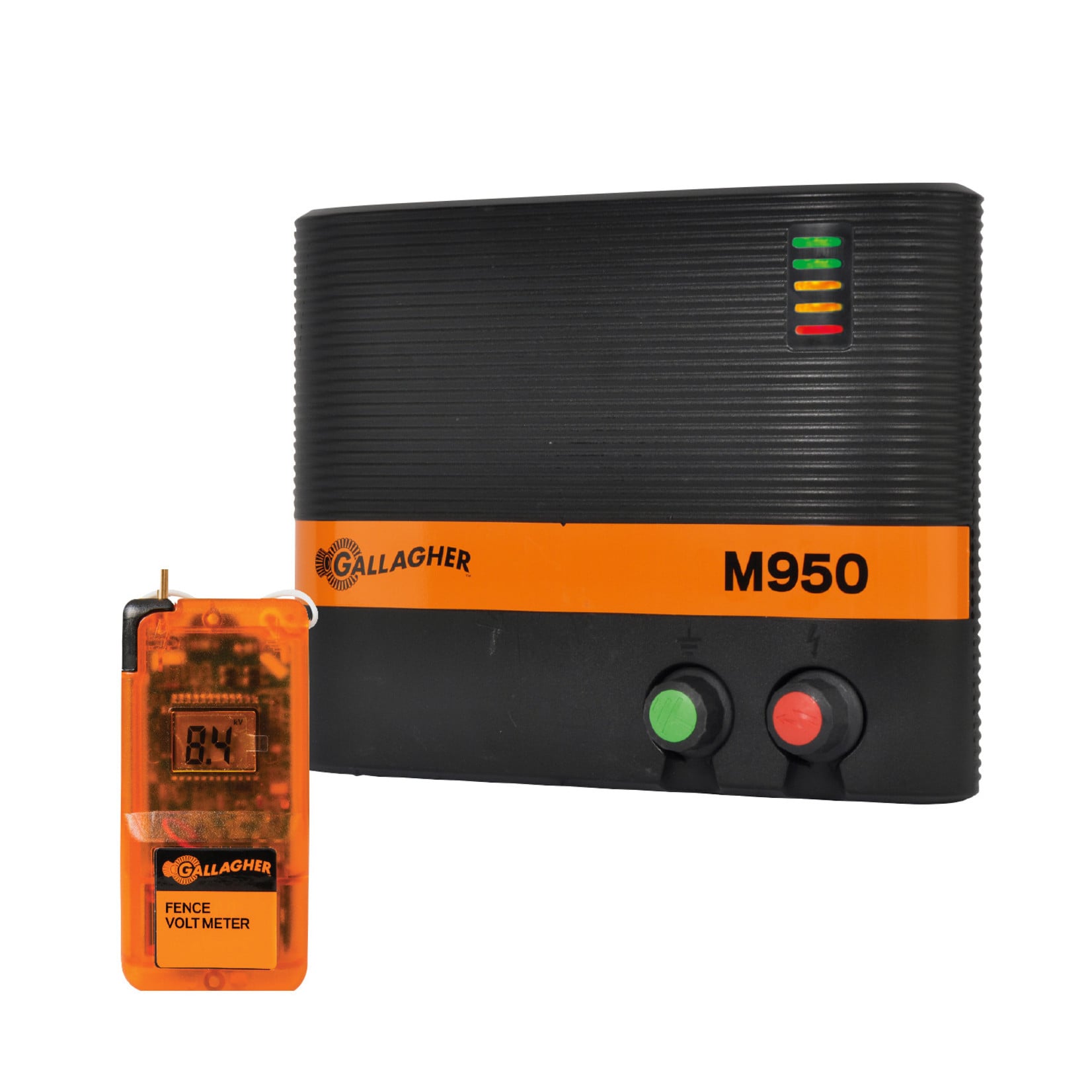 Gallagher M950 Électrificateur sur secteur (9 J - 230 V) avec voltmètre gratuit