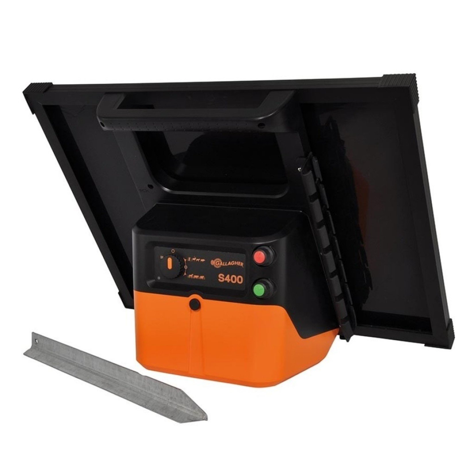 Gallagher S400 Électrificateur solaire avec 2 batteries (4,0 J - Solaire)