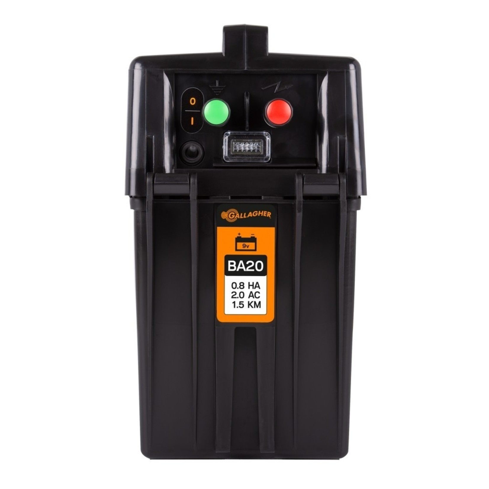 Gallagher BA20 Électrificateur sur batterie 9 V (0,17 J - 9 V/12 V)