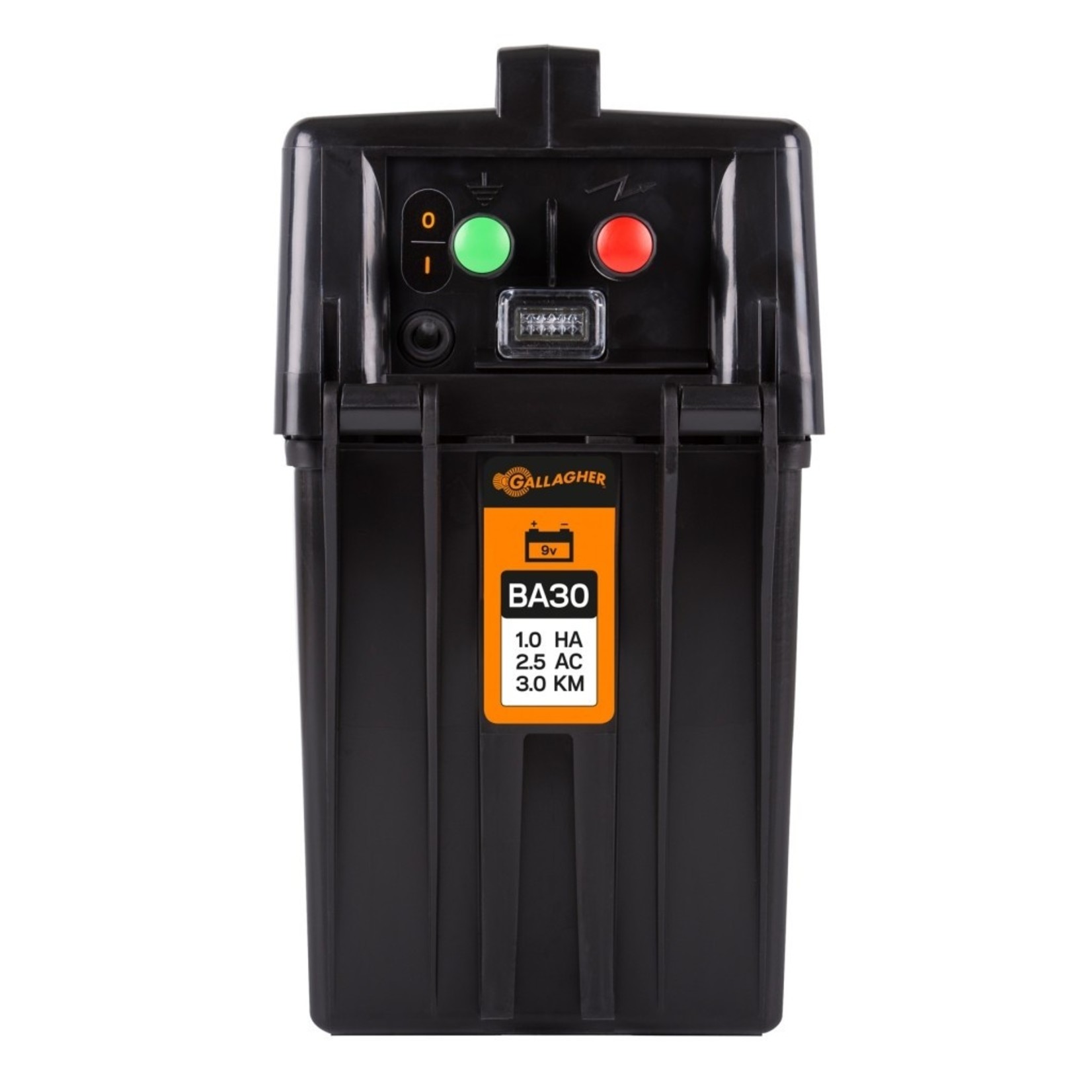 Gallagher BA30 Électrificateur sur batterie 9 V (0,25 J - 9 V/12 V) avec batterie 55 Ah gratuite