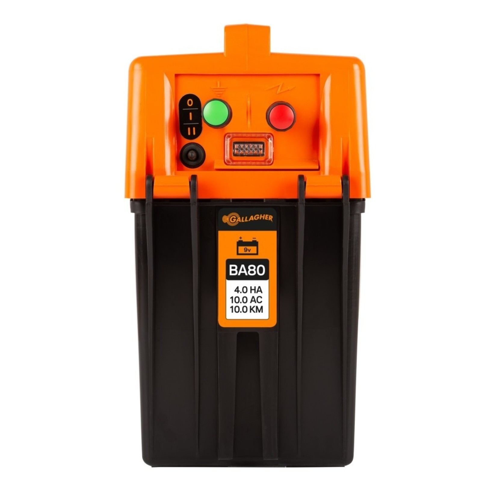 Gallagher BA80 Électrificateur sur batterie 9 V (0,8 J - 9 V/12 V)