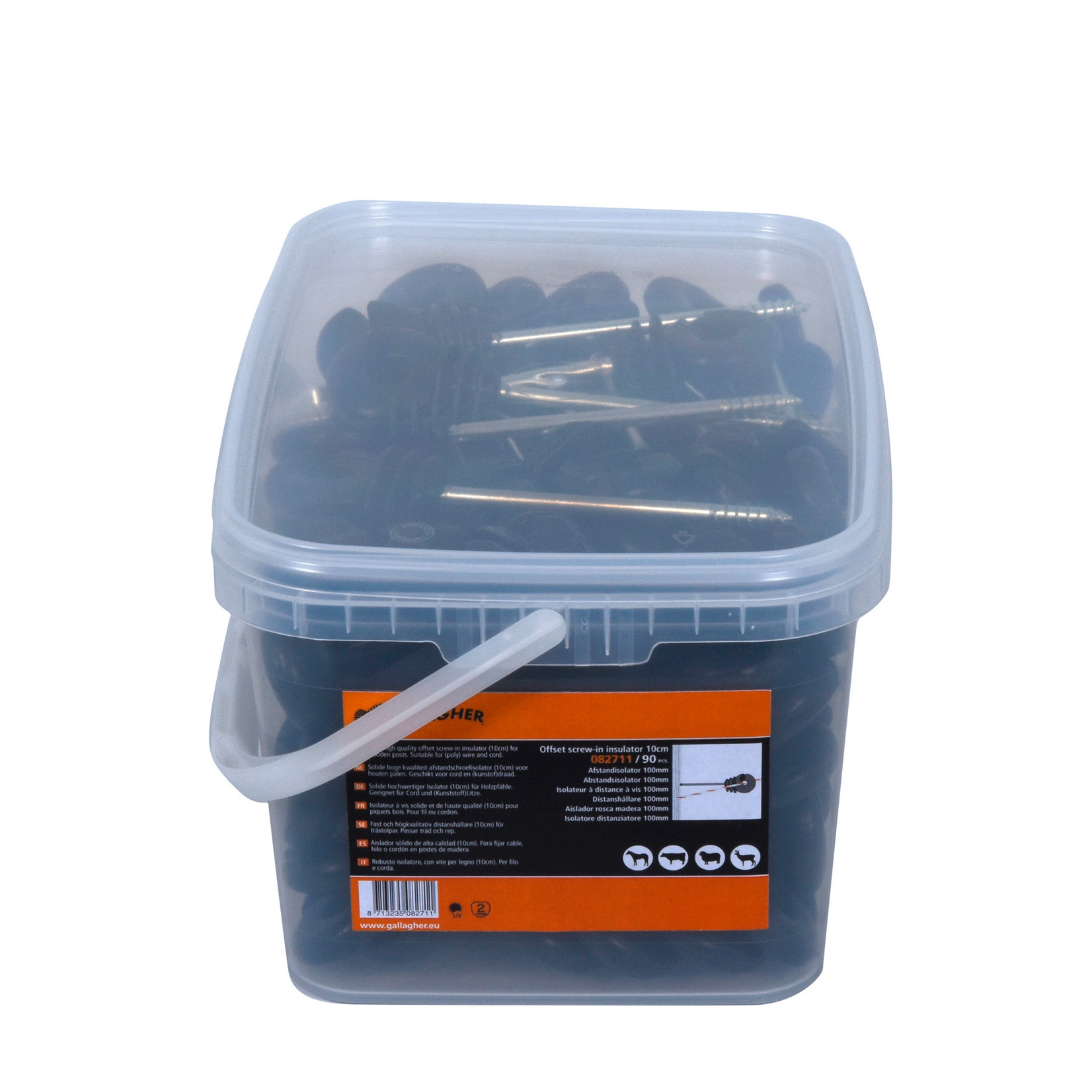 Gallagher Isolateur à distance à vis Gallagher – 10 cm (lot de 90)