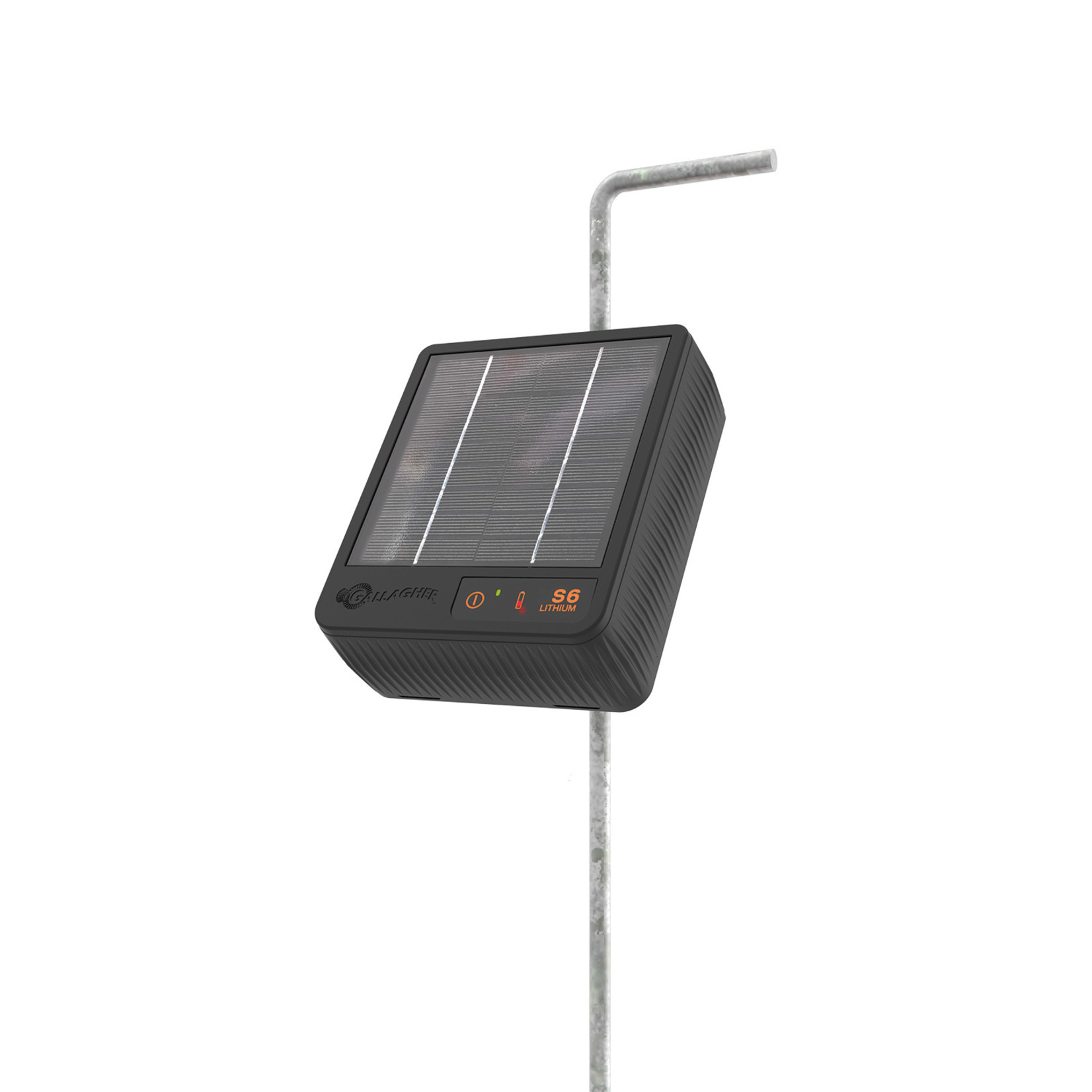 Gallagher Gallagher électrificateur solaire avec batterie Lithium S6 (3.2 V - 6 Ah)