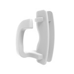 Gallagher Isolateur pour piquet multi-fils Gallagher – blanc (lot de 20)