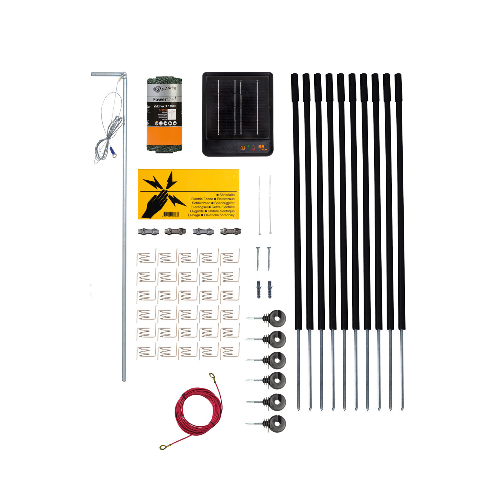 Gallagher  Kit Jardin & Étang S6 Solaire – 50 cm