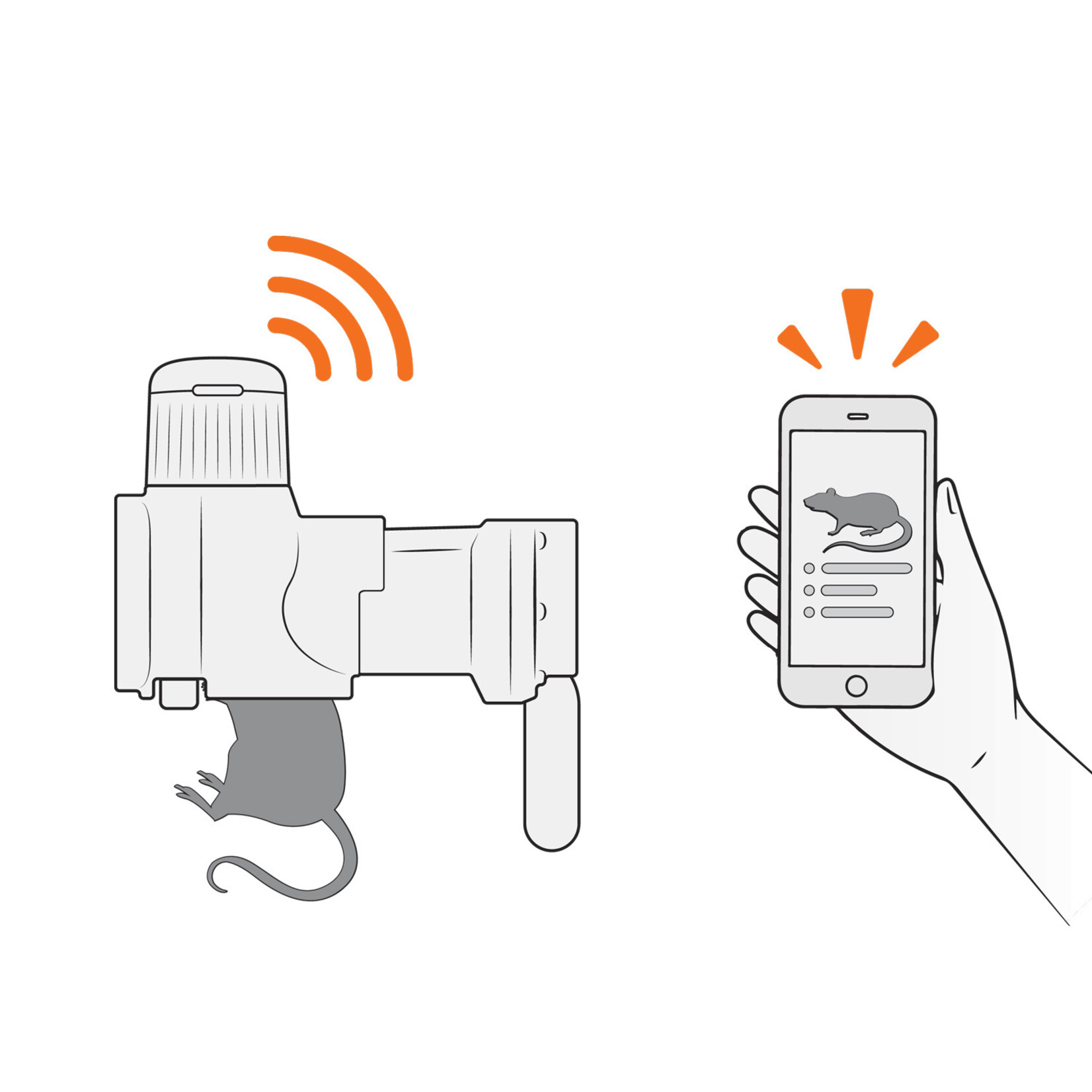 Goodnature Goodnature® Piège à rats A24 Smart Trap Kit + Smart Cap + Support