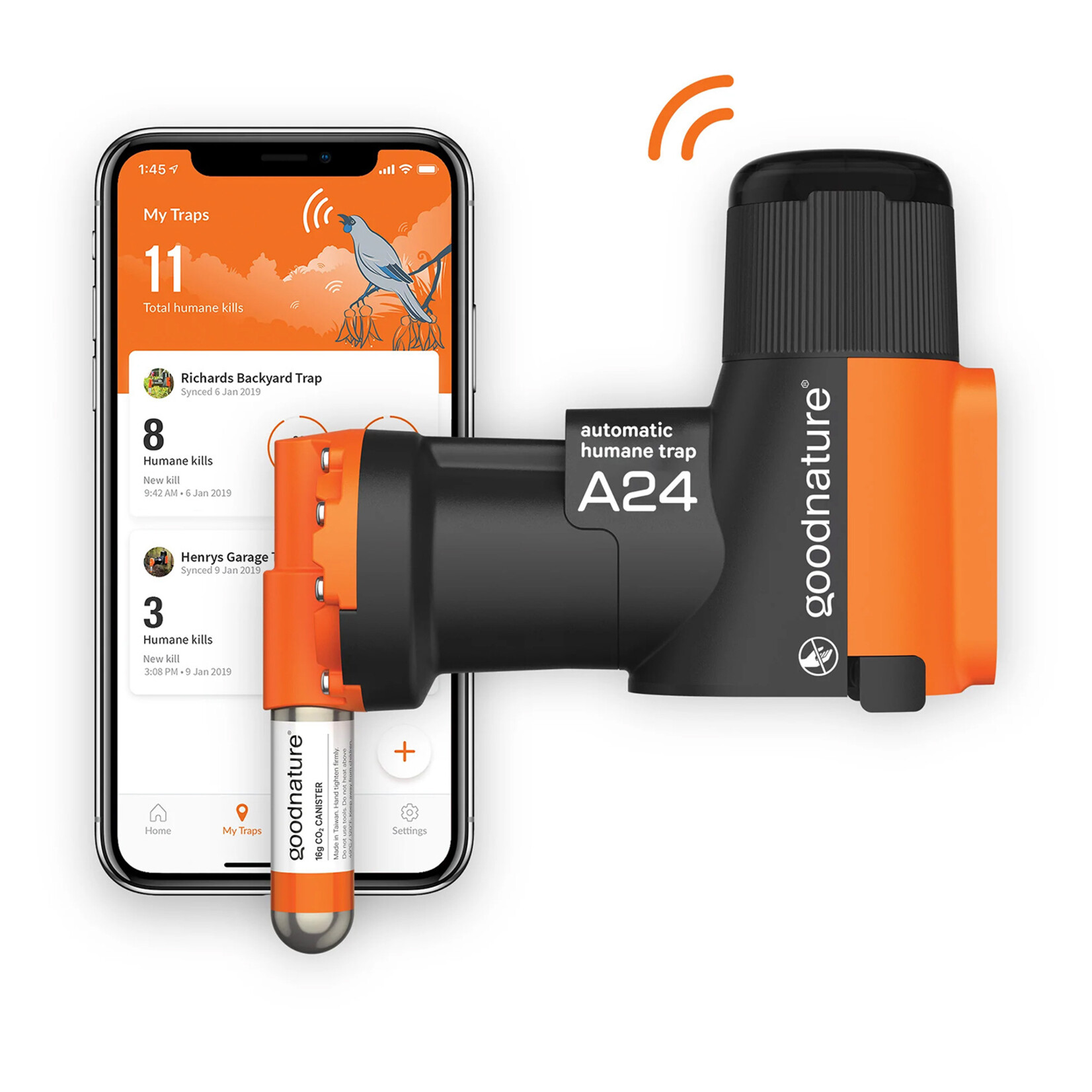 Goodnature Kit de mise à niveau Goodnature® Smart Cap pour piège A24